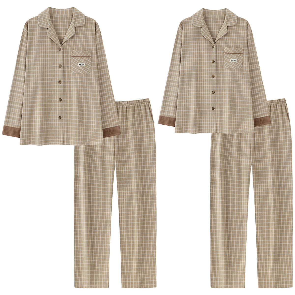 Home clothing couple set