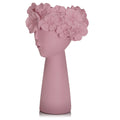 Pink flowerpot home resin ornaments
